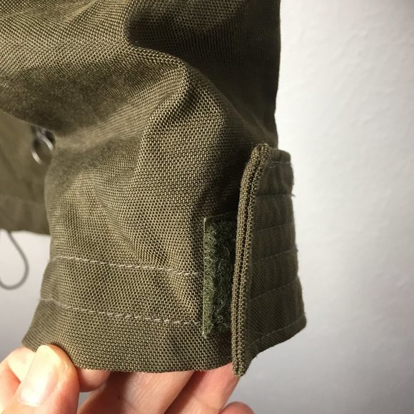 Columbia Vintage Convert, men's small, army green extended length jacket. - Picture 10 of 14